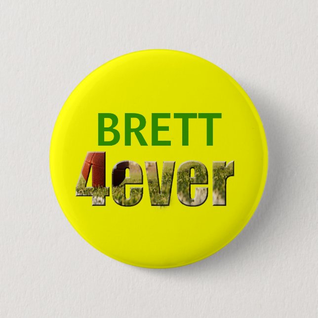Brett 4ever 6 cm round badge (Front)