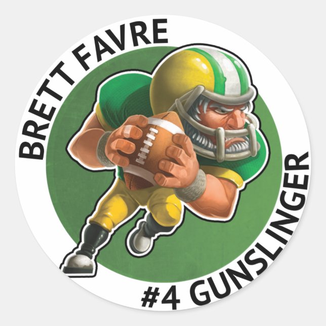 Brett Favre Sticker (Front)