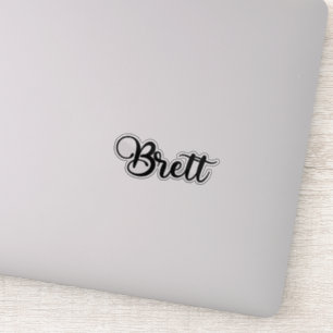 Brett Name - Handwritten Calligraphy