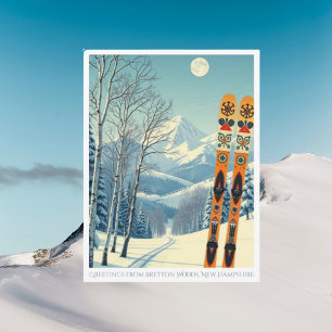 Bretton Woods, New Hampshire ski area Postcard