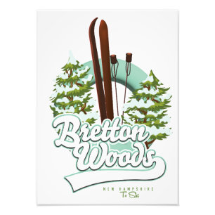 Bretton Woods New Hampshire ski logo Photo Print
