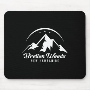 Bretton Woods New Hampshire Ski Resort Skiing Snow Mouse Pad