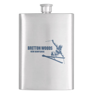 Bretton Woods New Hampshire Skier Hip Flask