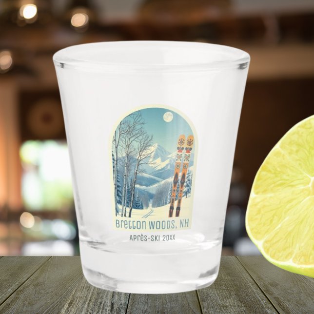 Bretton Woods NH vacation après ski shot glass (Creator Uploaded)