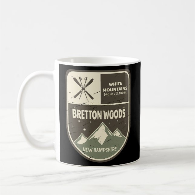 Bretton Woods White Mountains New Hampshire Coffee Mug (Left)
