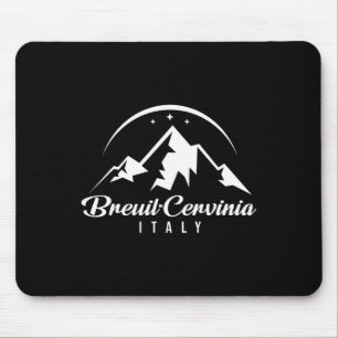 Breuil-cervinia Italy Ski Resort Skiing Snowboardi Mouse Pad