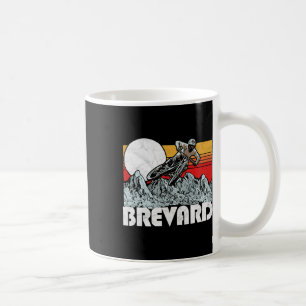 Brevard Carolina Mountain Biking Vintage Retro 80s Coffee Mug