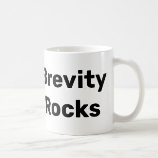 Brevity Rocks Left-Handed Mug