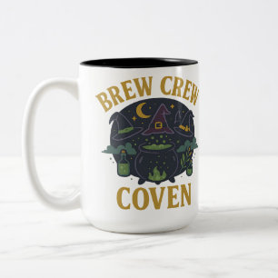 Brew Crew Coven - Halloween Two-Tone Coffee Mug