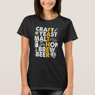 Brew Dad Beer Brewer Brewing Father Gift T-Shirt