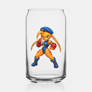 Brew Fighter Citrus Can Glass