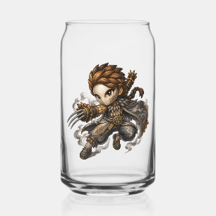 Brew Fighter Smokey Malt Can Glass