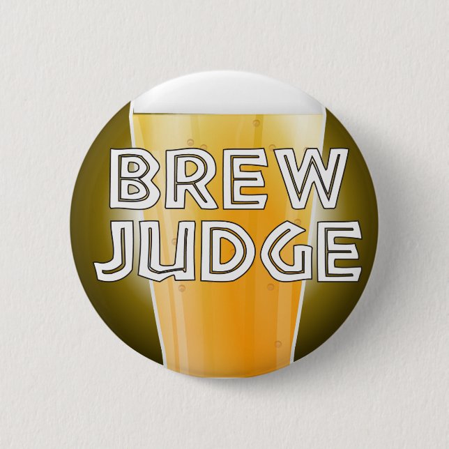 Brew Judge brewery competition button (Front)