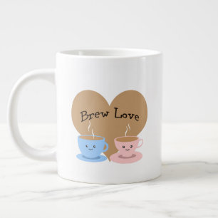 Brew Love!  Large Coffee Mug