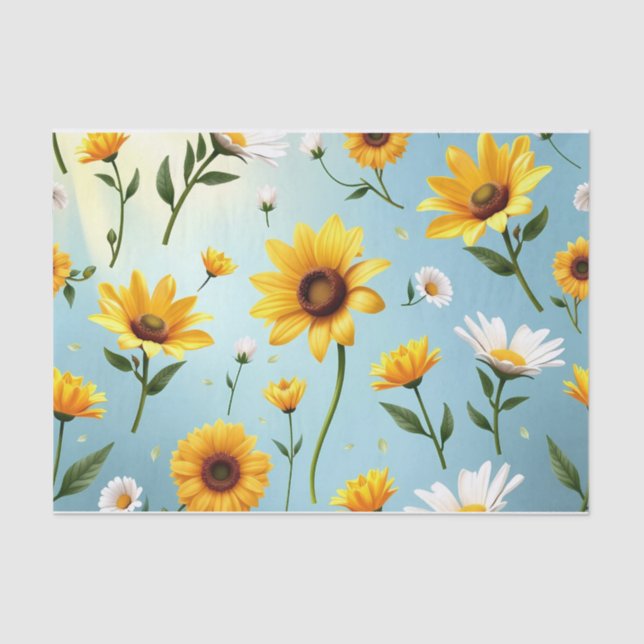 Brew-tiful Bliss: Coffee-Inspired Tissue Paper (Front)