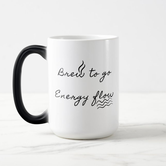 Brew To Go Energy Flow Coffee  Magic Mug (Left)