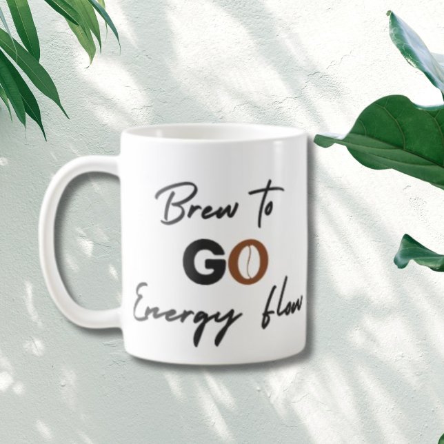 Brew To Go Energy Flow Mug With Coffee Bean Icon (Creator Uploaded)