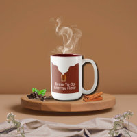 Brew To Go Energy Flow Steamy Illustration