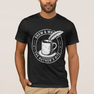 Brew & Write – The Author's Rite T-Shirt