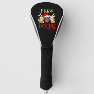 Brewdolph - Funny Reindeer Beer Christmas Gift Golf Head Cover