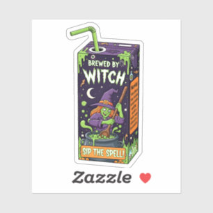 Brewed By Witch Funny Halloween 