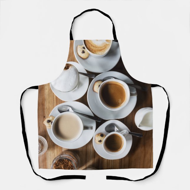 Brewed for the Kitchen All-Over Print Apron (Front)