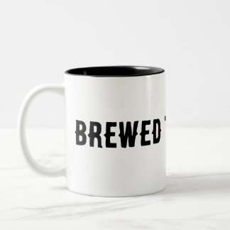 Brewed to be wild Two-Tone coffee mug