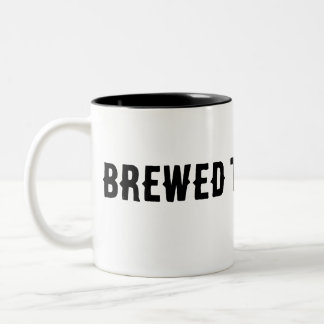 Brewed to be wild Two-Tone coffee mug