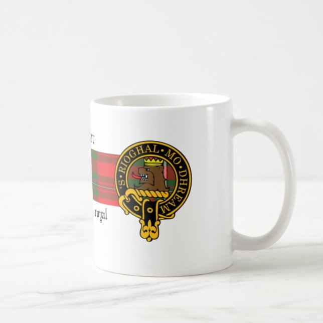 Brewer Scottish crest and Tartan mug (Right)