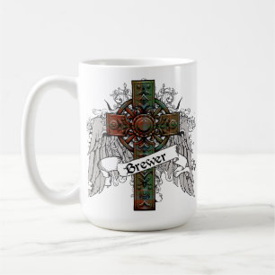 Brewer Tartan Cross Coffee Mug