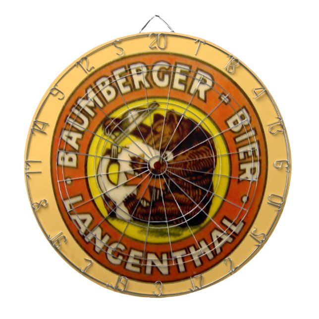 Brewerie Baumberger Langenthal, Switzerland Dartboard (Front)