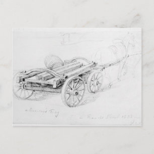 Brewer's Dray in Francis Street, 1833 Postcard