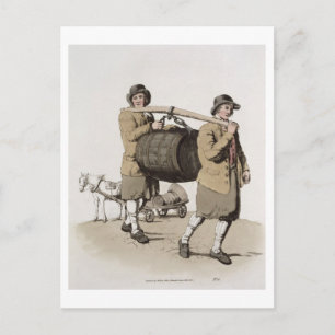 Brewers, from 'Costume of Great Britain' published Postcard