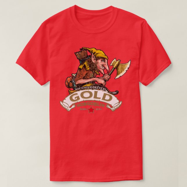 Brewery Hobgoblin Gold T-Shirt (Design Front)