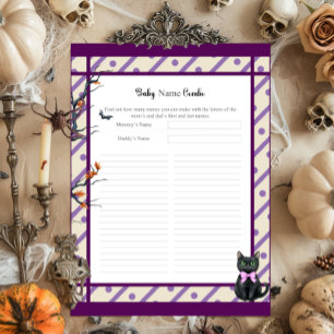 Brewing A Baby_  Baby Name Combo Shower game Custom Letterhead