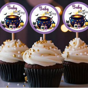 Brewing A Baby  Classic Round Sticker