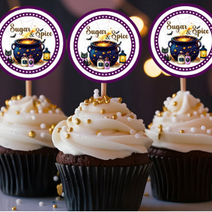 Brewing A Baby_ Sugar n Spice Classic Round Sticker