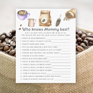 Brewing baby shower - Who knows mommy best