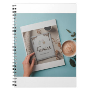 Brewing Coffee Baby shower Guest Notebook