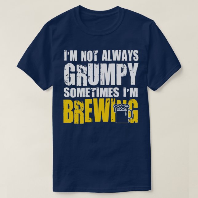 Brewing Lover Funny Gift Brewers Design T T-Shirt (Design Front)