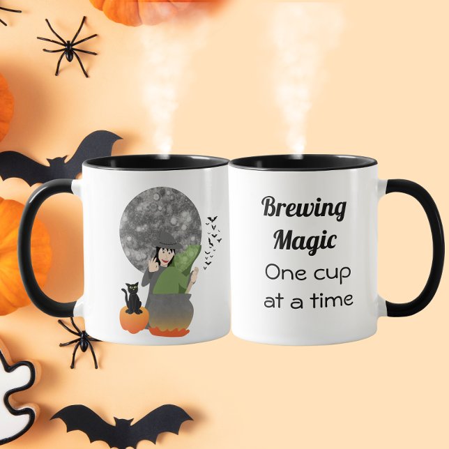 Brewing Magic One Cup at a Time Funny Witch (Creator Uploaded)