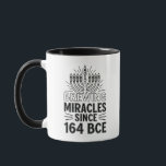 Brewing Miracles Since 164 BCE Hanukkah Jewish Mug<br><div class="desc">Hanukkah Miracle Meme, Jewish History Humour, Menorah Oil Miracle, Festival Of Lights Quote, Hanukkah 2025 Tradition, Brewing Miracles, Ancient Jewish Humour, Cultural Heritage, Holiday History, Miracle Of Light</div>