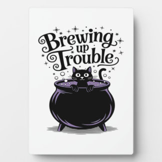 Brewing Up Trouble Classic T-Shirt Plaque