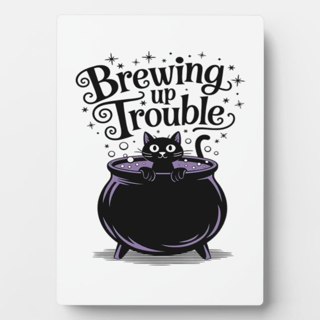 Brewing Up Trouble Classic T-Shirt Plaque (Front)