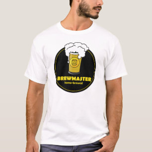 Brewmaster Beer home-brewed Dad T-Shirt