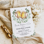 Brews Before I Do Beer Greenery Rehearsal Dinner  Invitation<br><div class="desc">Invite your guests to shower with this chic beer-themed invitation. Use the design tools to edit the text,  change font colour and style to create a unique one of a kind invitation design.</div>