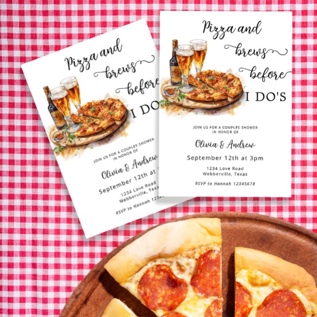 Brews Before I do's Beer Brewery Couple Shower  Invitation (Creator Uploaded)