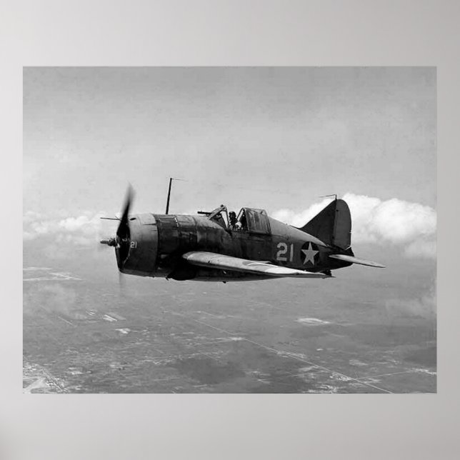 Brewster F2A Buffalo Poster (Front)
