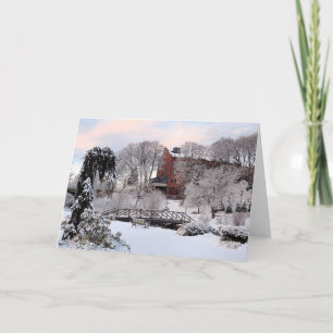 Brewster Gardens in Winter Holiday Card