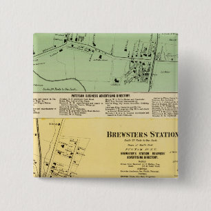 Brewsters Sta, Patterson 15 Cm Square Badge